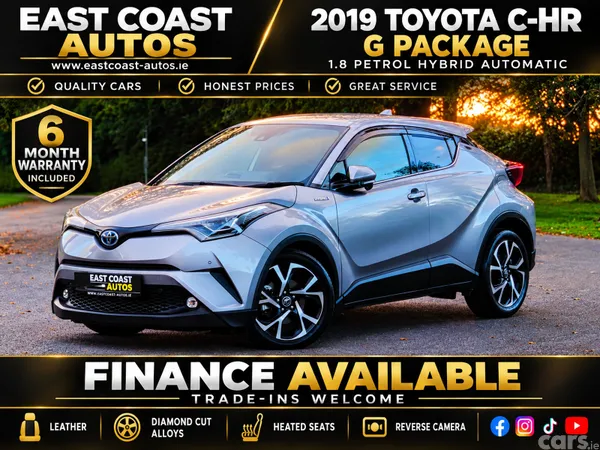 Toyota C-HR SUV, Petrol Hybrid, 2019, Grey
