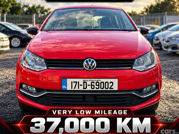 Volkswagen Polo Hatchback, Petrol, 2017, Red