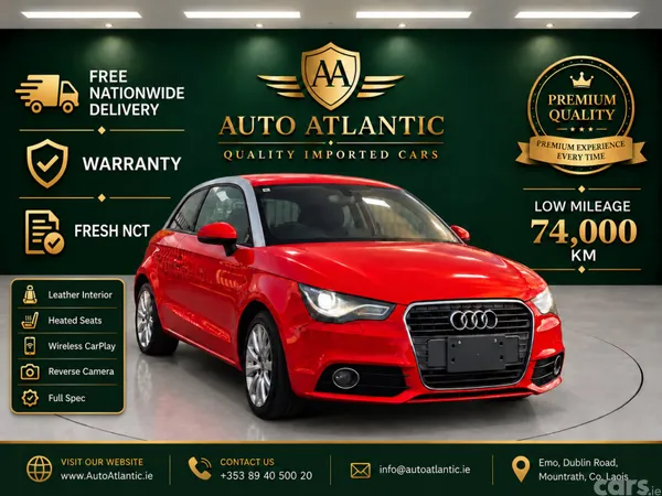 Audi A1 Hatchback, Petrol, 2011, Red