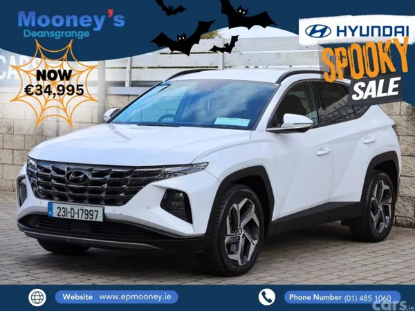 Hyundai Tucson SUV, Petrol Hybrid, 2023, White
