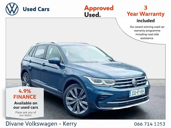 Volkswagen Tiguan SUV, Diesel, 2023, Blue