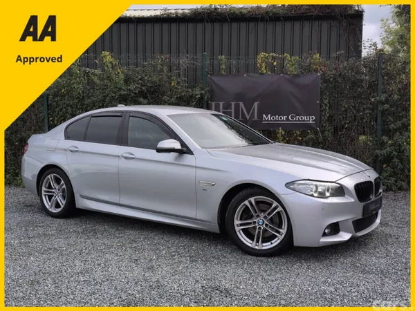 BMW 5-Series Saloon, Diesel, 2014, Silver