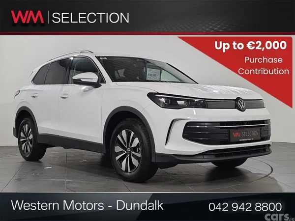 Volkswagen Tiguan SUV, Petrol Plug-in Hybrid, 2026, White