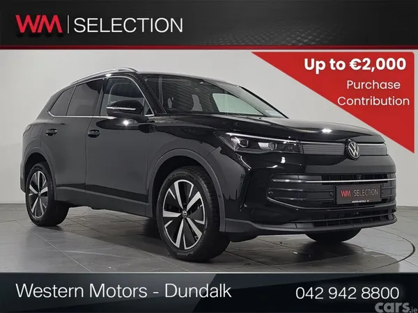 Volkswagen Tiguan SUV, Petrol Plug-in Hybrid, 2026, Black