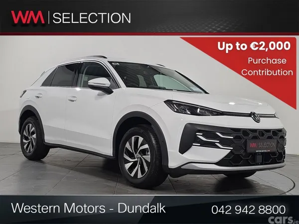 Volkswagen T-Roc Hatchback, Petrol, 2026, White