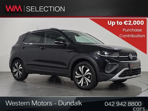Volkswagen T-Cross Estate, Petrol, 2026, Black