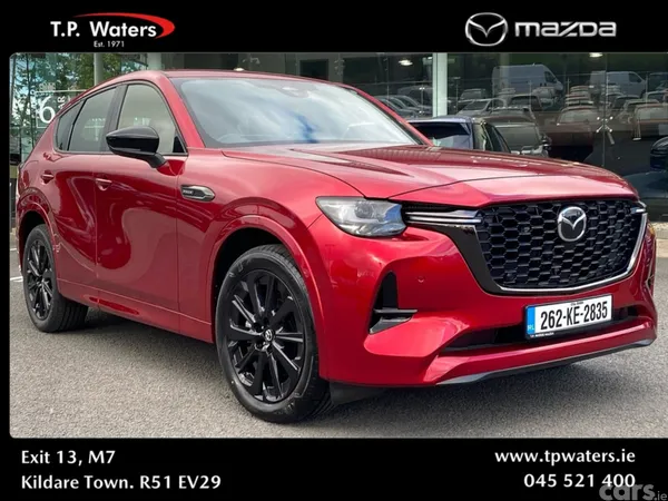 Mazda CX-60 SUV, Petrol Plug-in Hybrid, 2026, Red