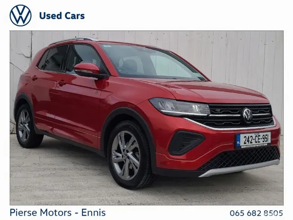 Volkswagen T-Cross Estate, Petrol, 2024, Red
