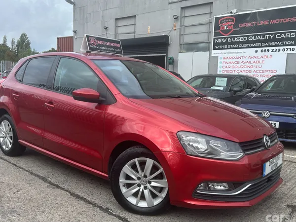 Volkswagen Polo Hatchback, Petrol, 2015, Red