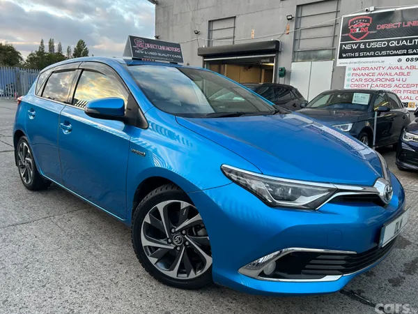 Toyota Auris Hatchback, Petrol Hybrid, 2017, Blue