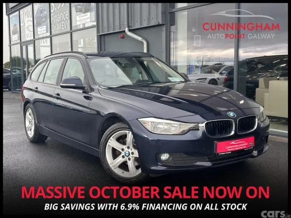 BMW 3-Series Estate, Diesel, 2015, Blue