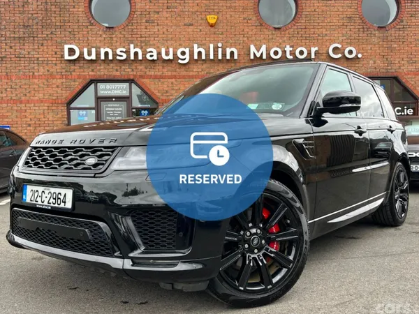 Land Rover Range Rover Sport SUV, Petrol Plug-in Hybrid, 2021, Black