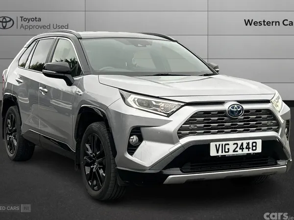 Toyota RAV4 SUV, Petrol Hybrid, 2020, Silver