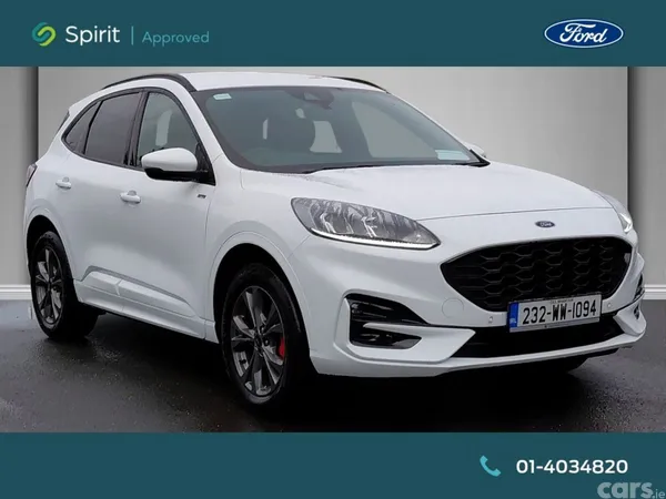 Ford Kuga SUV, Petrol Plug-in Hybrid, 2023, White