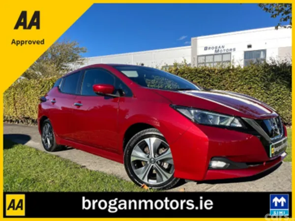 Nissan Leaf Hatchback, Electric, 2021, Red