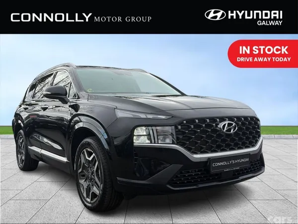 Hyundai Santa Fe SUV, Petrol Plug-in Hybrid, 2021, Black