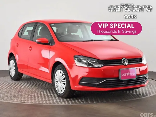 Volkswagen Polo Hatchback, Petrol, 2017, Red