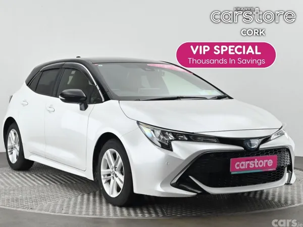 Toyota Corolla Hatchback, Petrol Hybrid, 2021, White