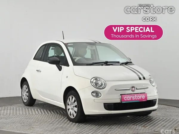 Fiat 500 Hatchback, Petrol, 2015, White