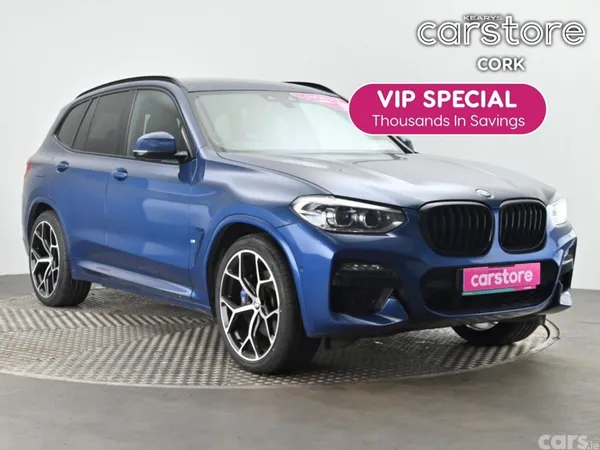 BMW X3 SUV, Petrol Plug-in Hybrid, 2020, Blue