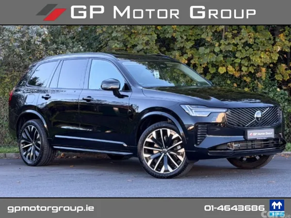 Volvo XC90 Estate, Petrol Plug-in Hybrid, 2025, Black
