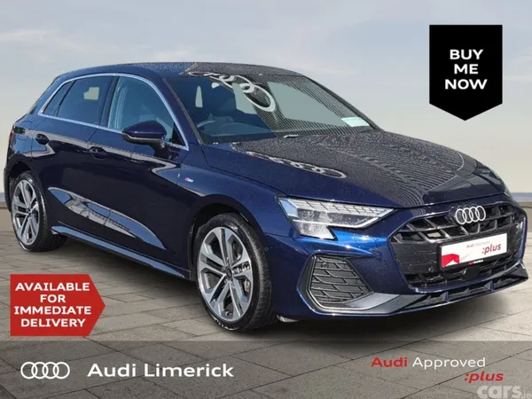 Audi A3 Hatchback, Petrol Plug-in Hybrid, 2025, Blue