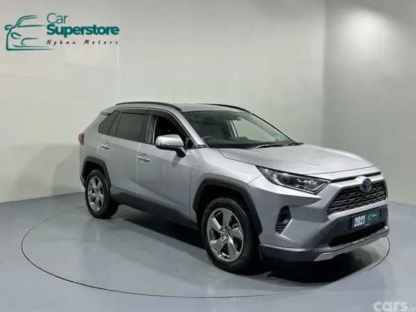 Toyota RAV4 SUV, Petrol Hybrid, 2021, Silver