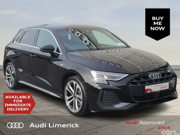 Audi A3 Hatchback, Petrol Plug-in Hybrid, 2025, Black