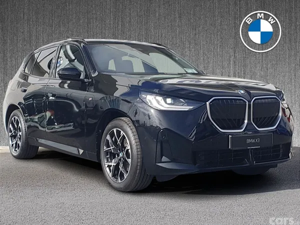 BMW X3 SUV, Petrol Plug-in Hybrid, 2026, Black