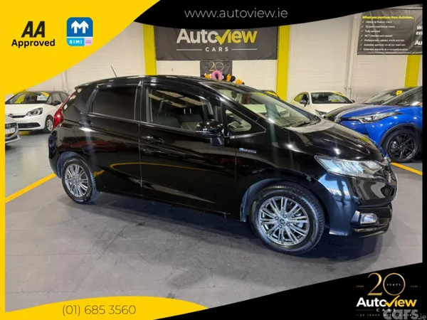 Honda Fit Hatchback, Petrol Hybrid, 2019, Black