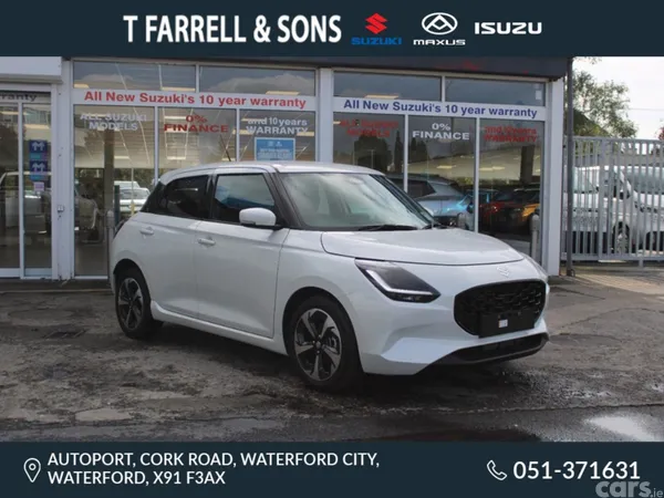 Suzuki Swift Hatchback, Petrol Hybrid, 2027, White