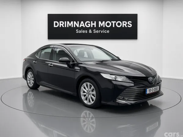 Toyota Camry Saloon, Petrol Hybrid, 2019, Black