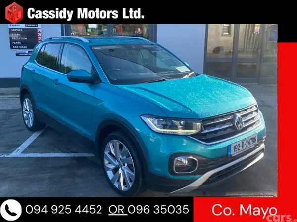 Volkswagen T-Cross Estate/Jeep, Petrol, 2019, Green