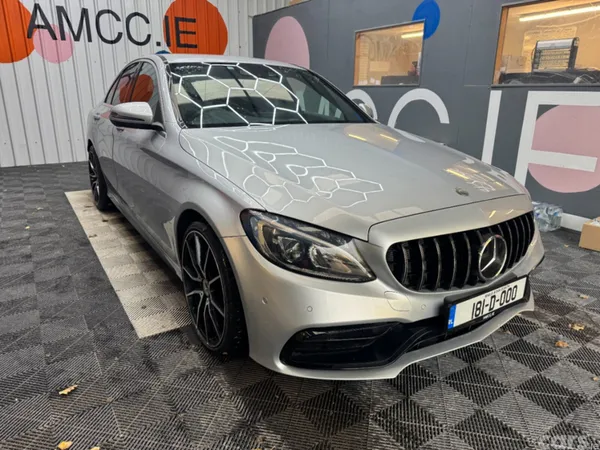 Mercedes-Benz C-Class Saloon, Petrol, 2018, Silver