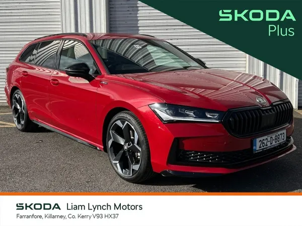Skoda Superb Estate, Diesel, 2026, Red