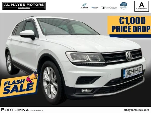 Volkswagen Tiguan SUV, Diesel, 2020, White