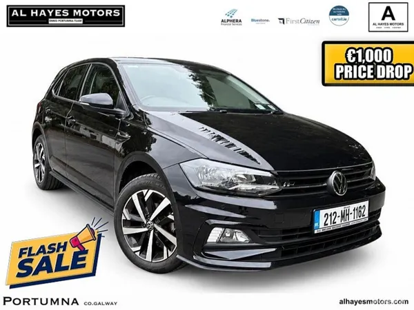 Volkswagen Polo Hatchback, Petrol, 2021, Black