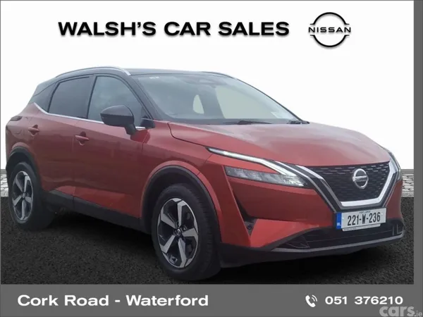 Nissan Qashqai SUV, Petrol, 2022, Red