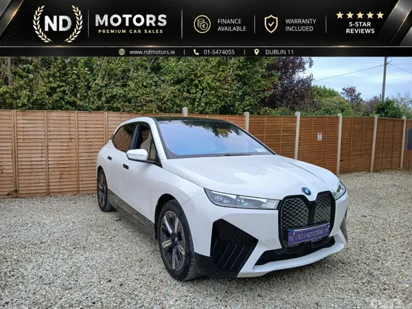 BMW iX SUV, Electric, 2022, White