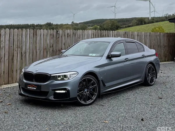 BMW 5-Series Saloon, Petrol Plug-in Hybrid, 2018, Blue