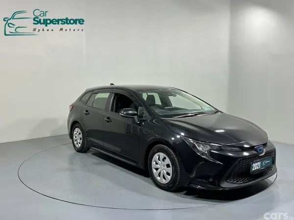 Toyota Corolla Estate, Petrol Hybrid, 2021, Black