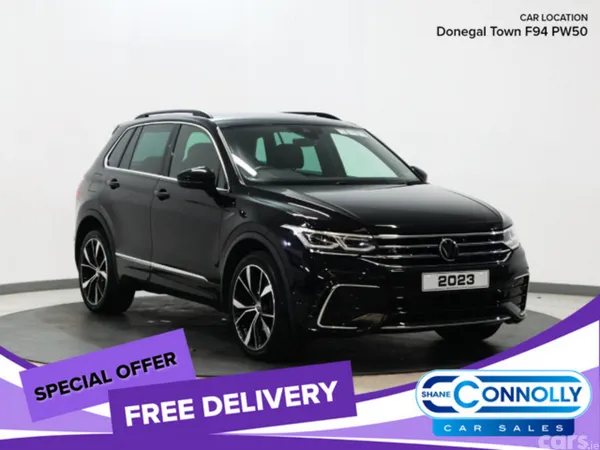 Volkswagen Tiguan SUV, Petrol Hybrid, 2023, Black