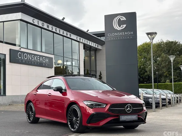Mercedes-Benz CLA Coupe, Petrol Plug-in Hybrid, 2024, Red