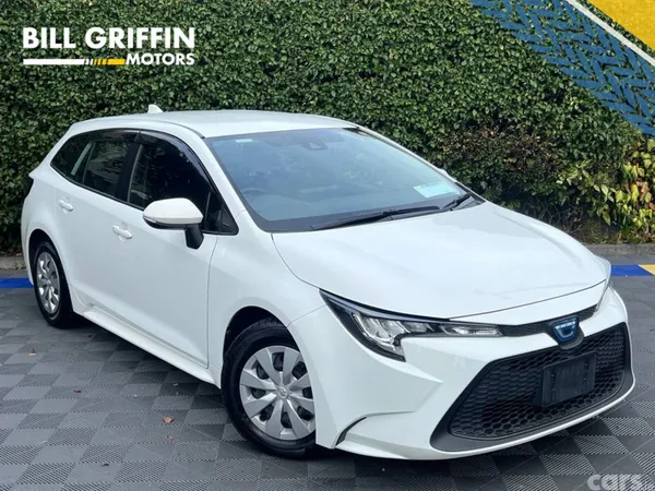 Toyota Corolla Estate, Petrol Hybrid, 2021, White