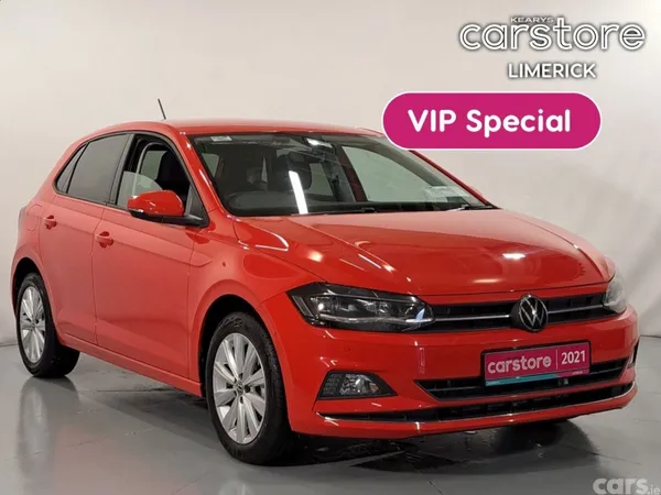 Volkswagen Polo Hatchback, Petrol, 2021, Red