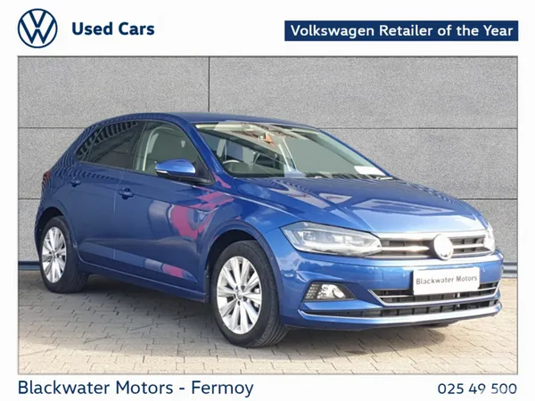 Volkswagen Polo Hatchback, Petrol, 2021, Blue