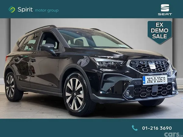 SEAT Arona SUV, Petrol, 2026, Black