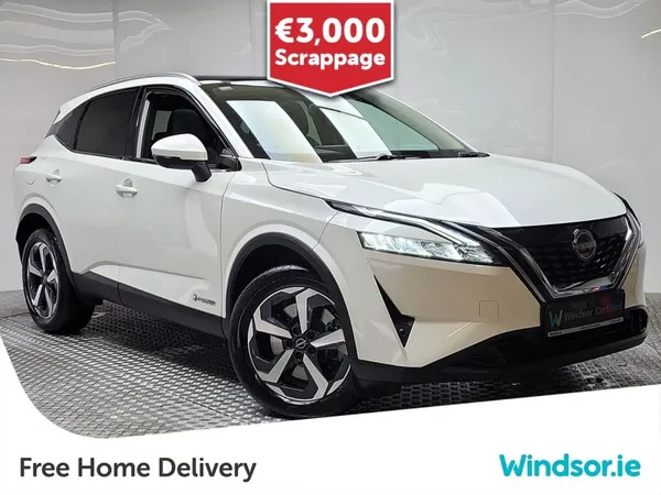 Nissan Qashqai MPV, Petrol Hybrid, 2024, White
