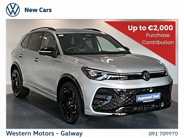 Volkswagen Tiguan SUV, Petrol Plug-in Hybrid, 2026, Silver