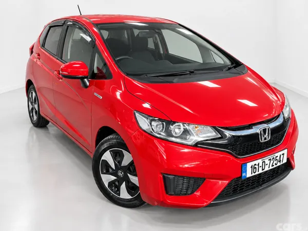 Honda Fit Hatchback, Petrol Hybrid, 2016, Red